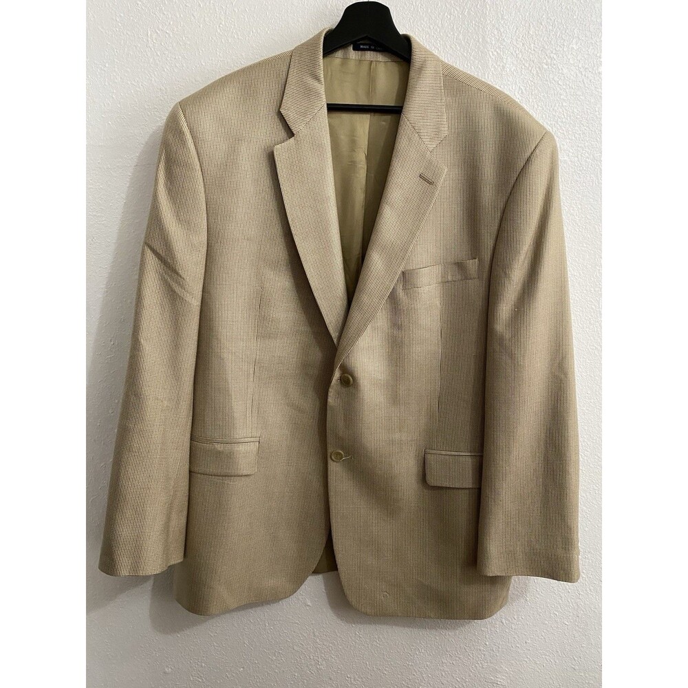 Ralph Lauren Black Label 100% Silk Men’s Light Beige Blazer 46 R G51